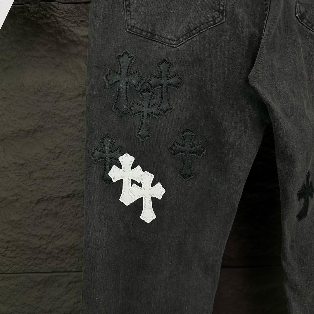 Chrome Hearts Straight Leg Jeans - DesignerGu