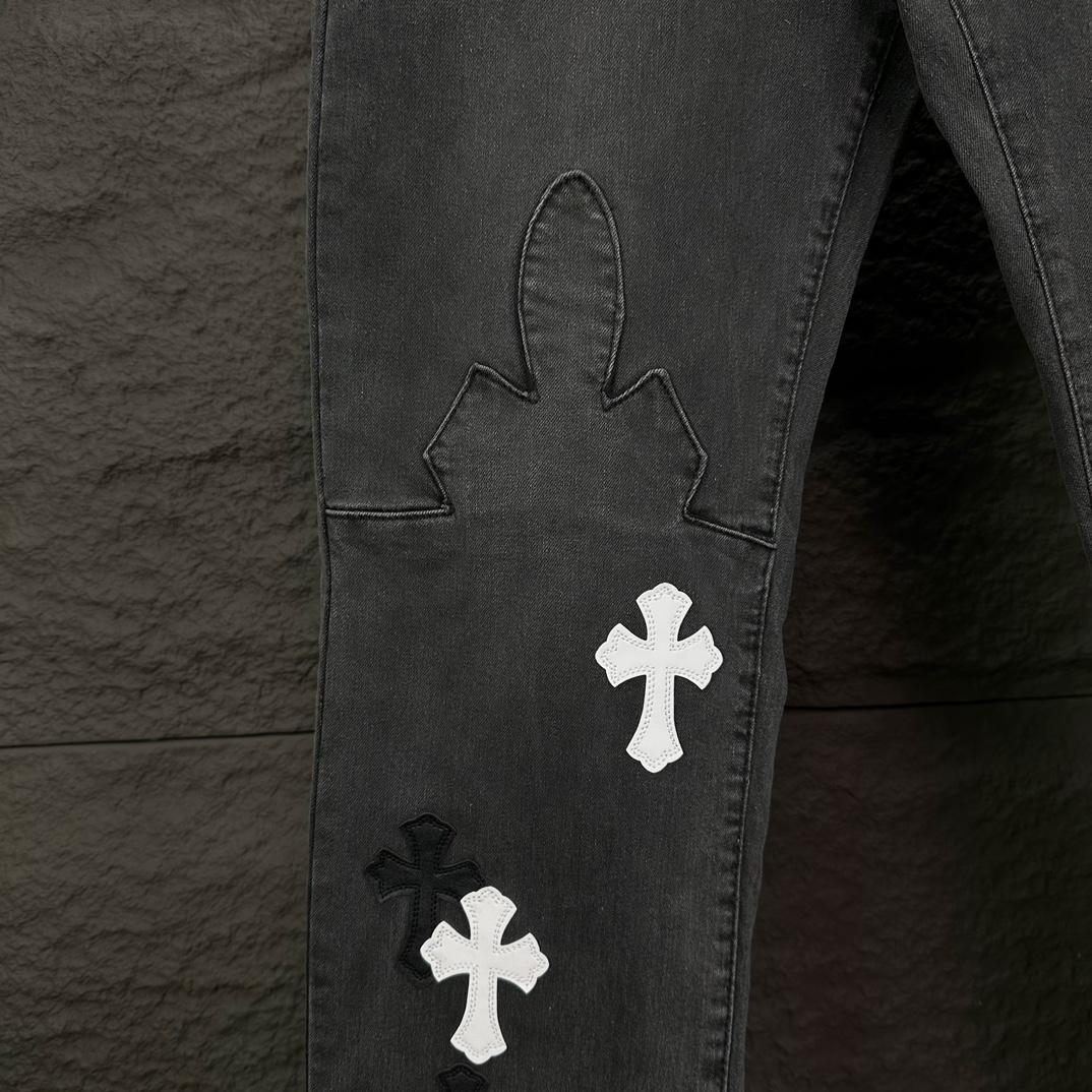 Chrome Hearts Straight Leg Jeans - DesignerGu