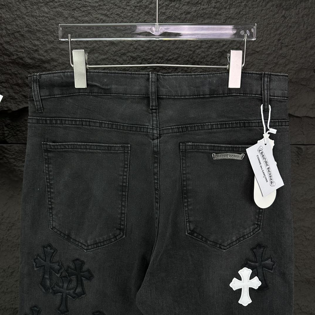 Chrome Hearts Straight Leg Jeans - DesignerGu