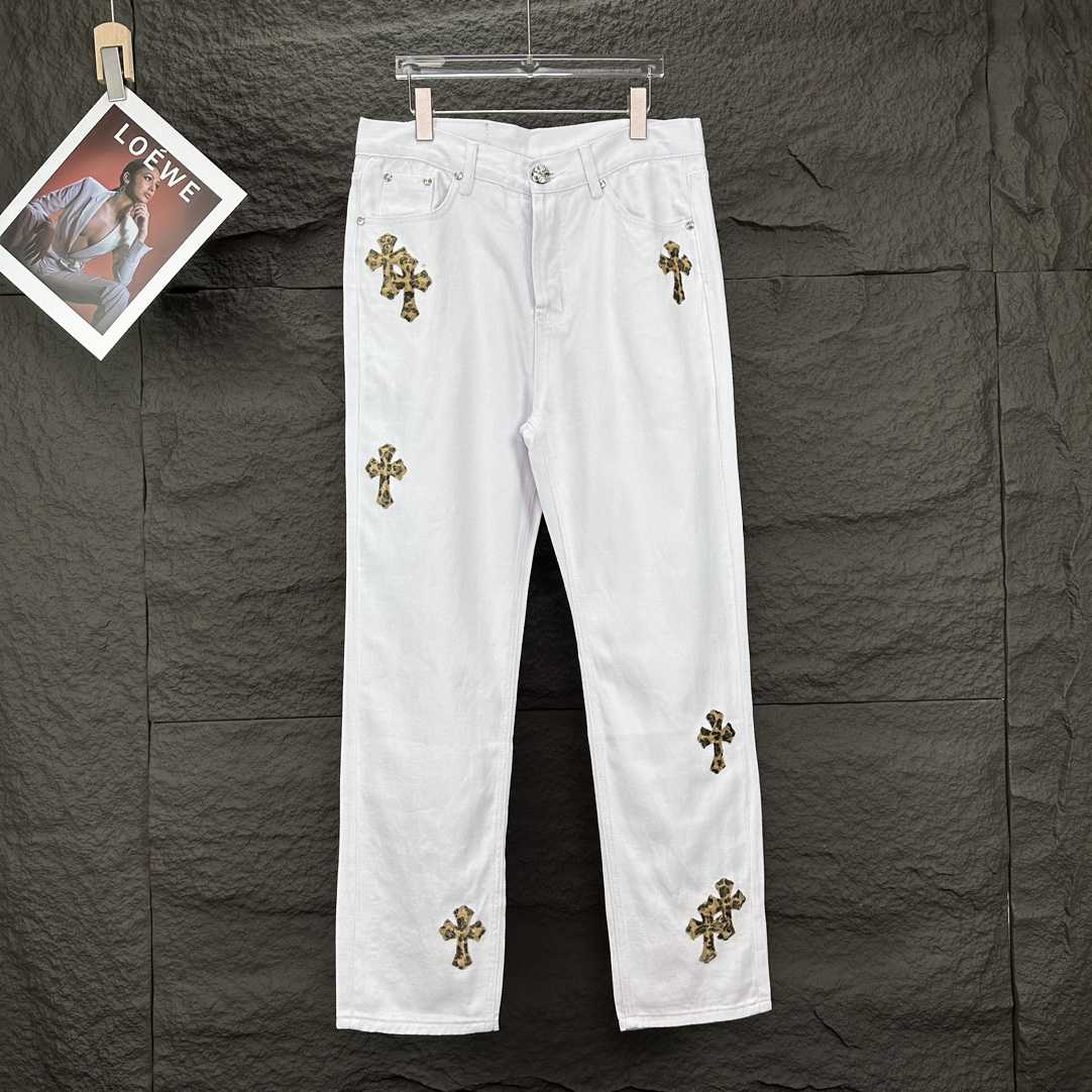 Chrome Hearts Straight Leg Jeans - DesignerGu