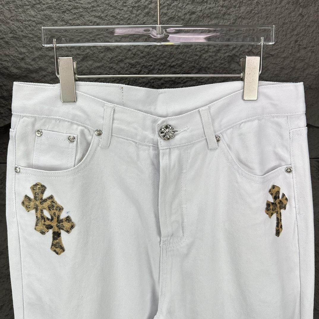 Chrome Hearts Straight Leg Jeans - DesignerGu