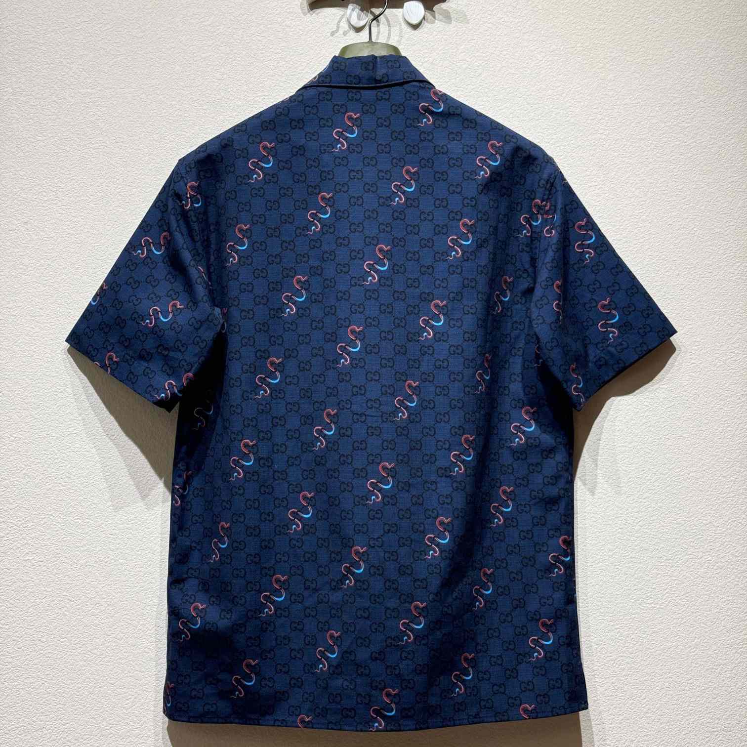 Gucci Printed Cotton Ripstop Shirt - DesignerGu