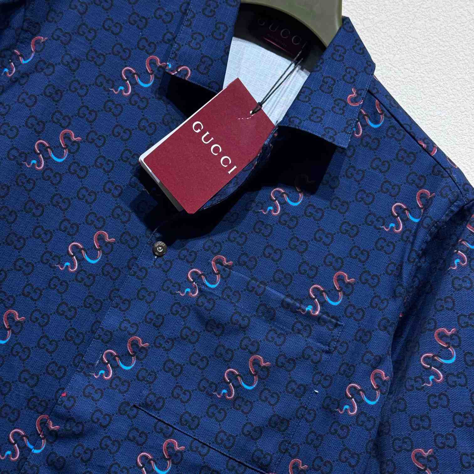 Gucci Printed Cotton Ripstop Shirt - DesignerGu