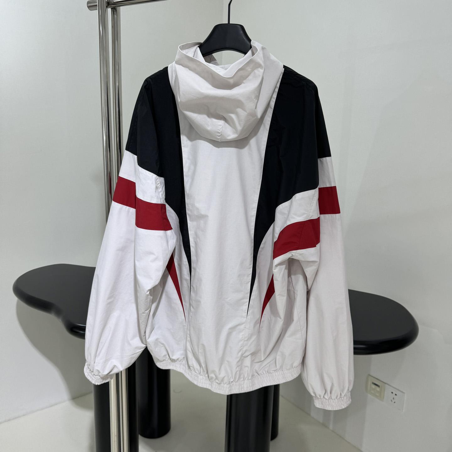 Balenciaga 3B Sports Icon Pull-Over Tracksuit Jacket - DesignerGu