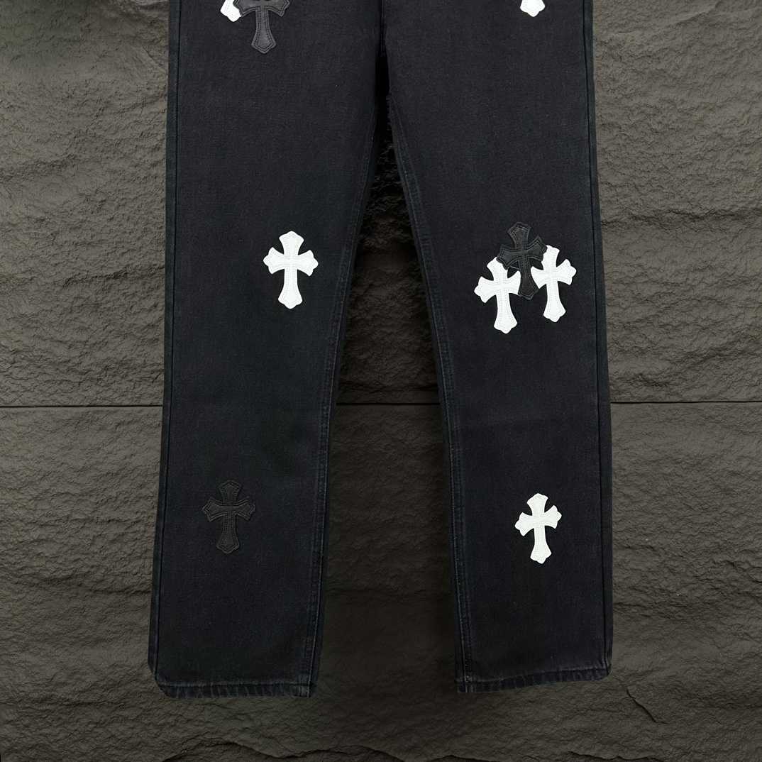 Chrome Hearts Straight Leg Jeans - DesignerGu