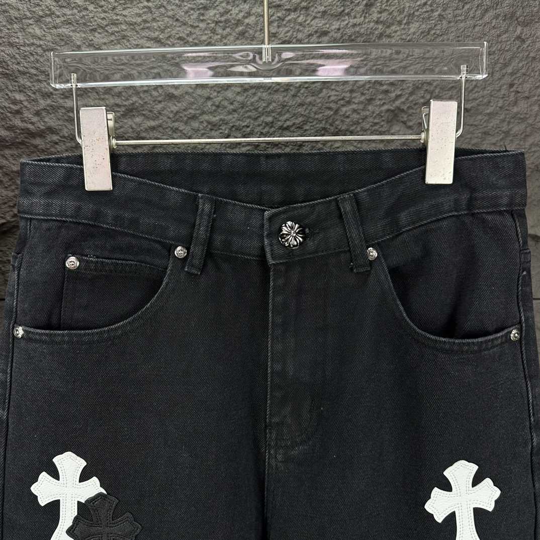 Chrome Hearts Straight Leg Jeans - DesignerGu