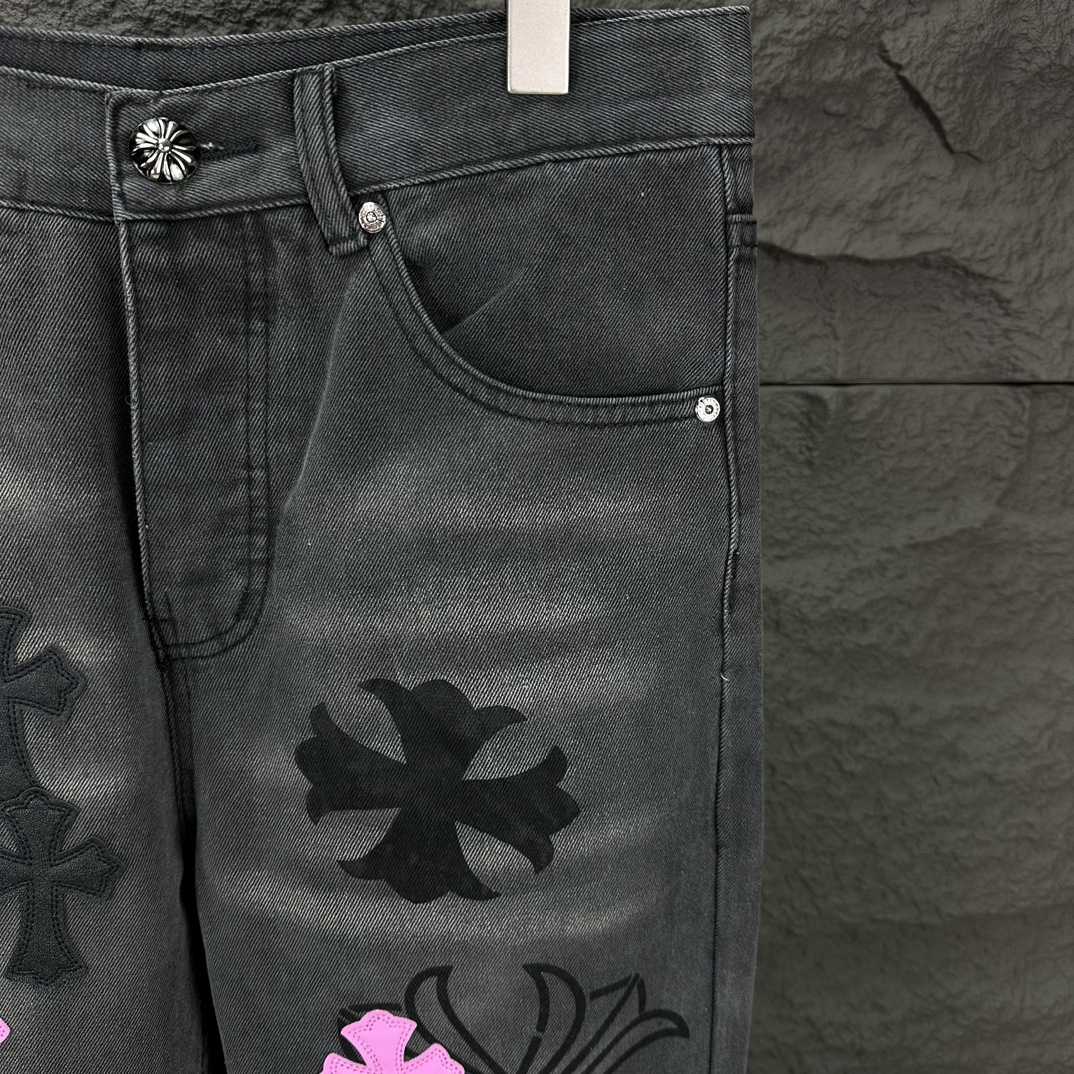 Chrome Hearts Straight Leg Jeans - DesignerGu