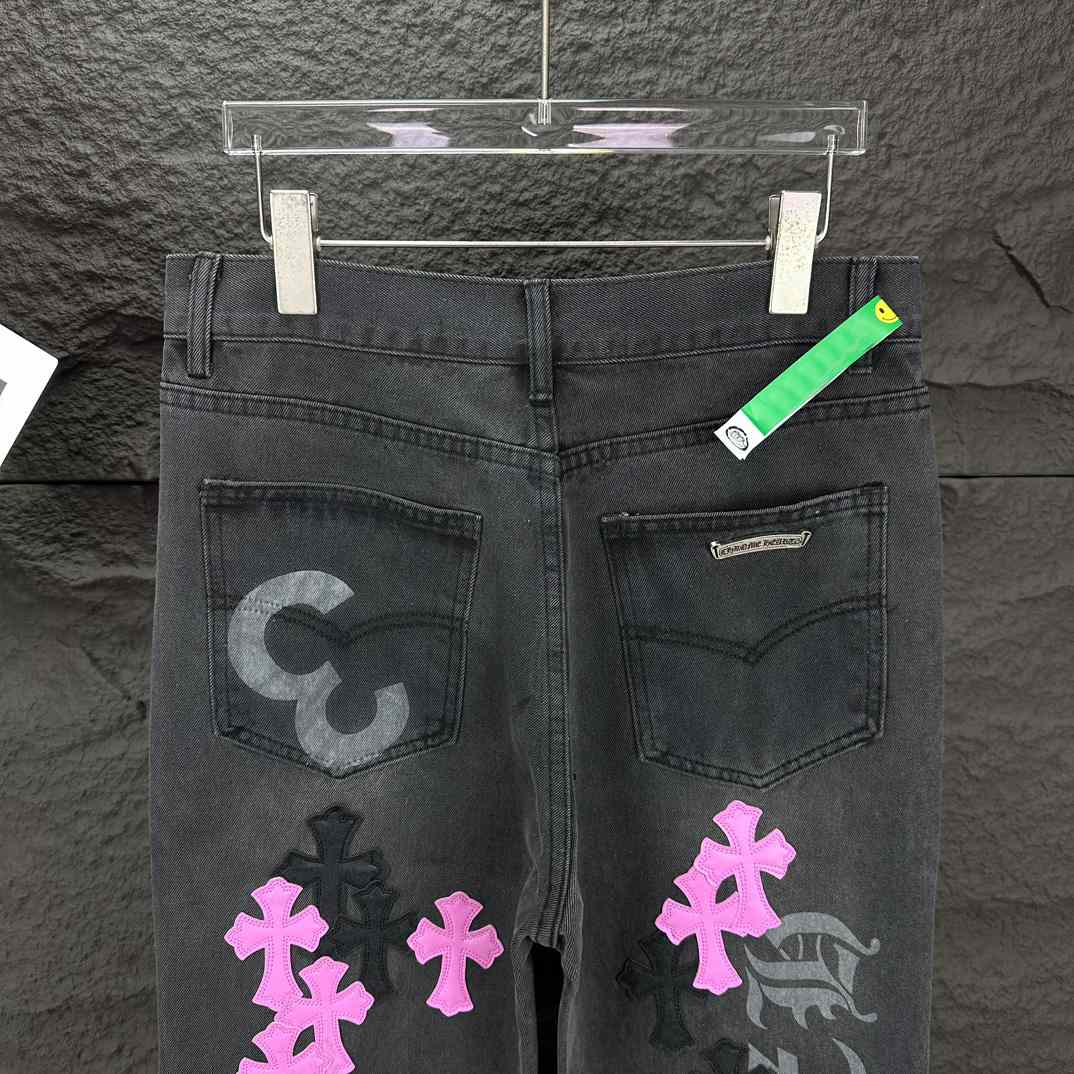 Chrome Hearts Straight Leg Jeans - DesignerGu