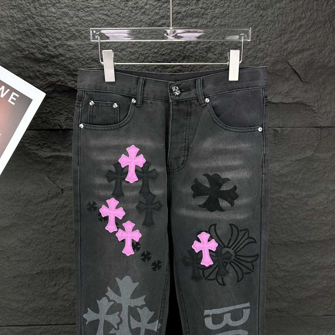 Chrome Hearts Straight Leg Jeans - DesignerGu