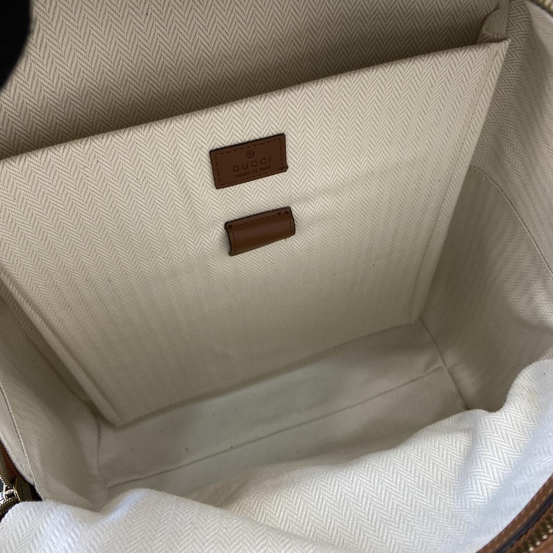 Gucci GG Emblem Medium Backpack  - DesignerGu