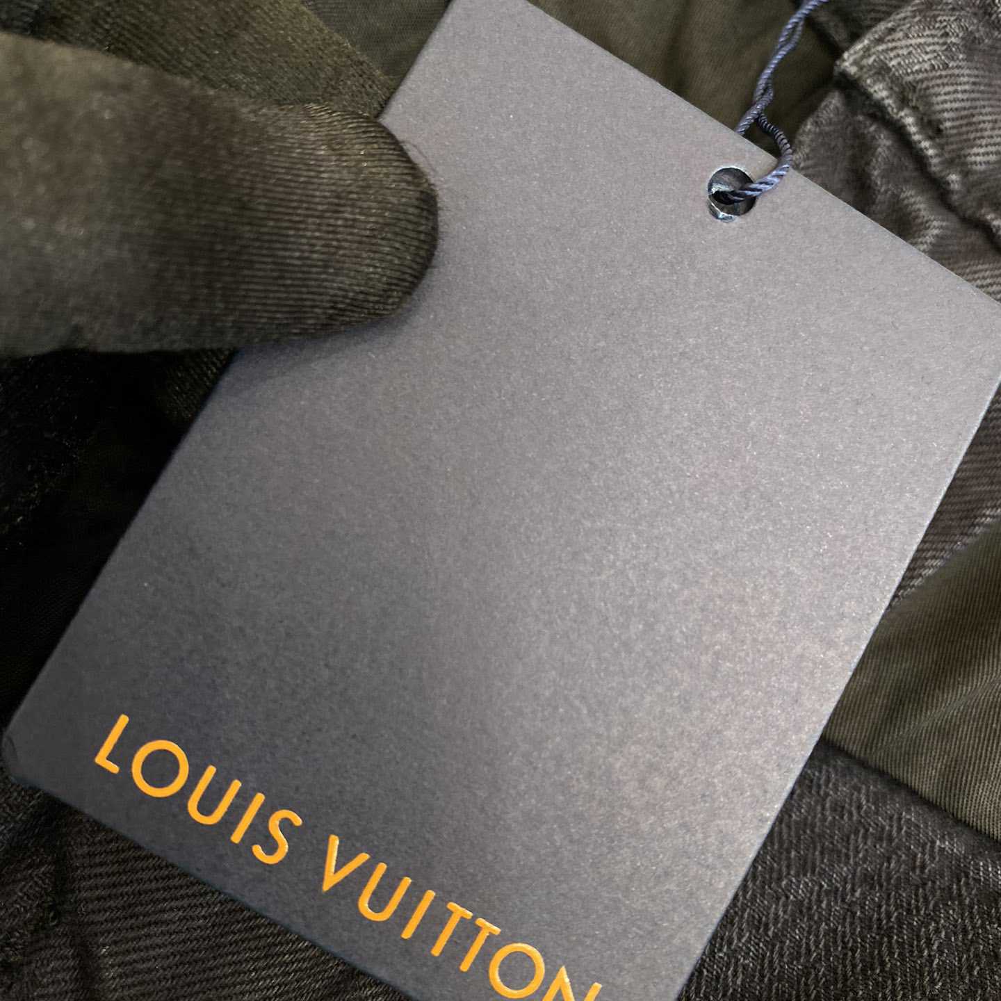 Louis Vuitton Brown Wash Effect Straight Leg Pants - DesignerGu