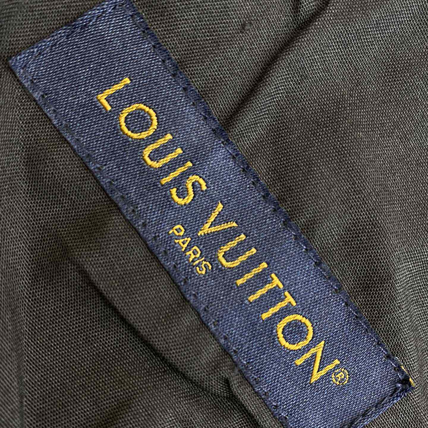 Louis Vuitton Brown Wash Effect Straight Leg Pants - DesignerGu