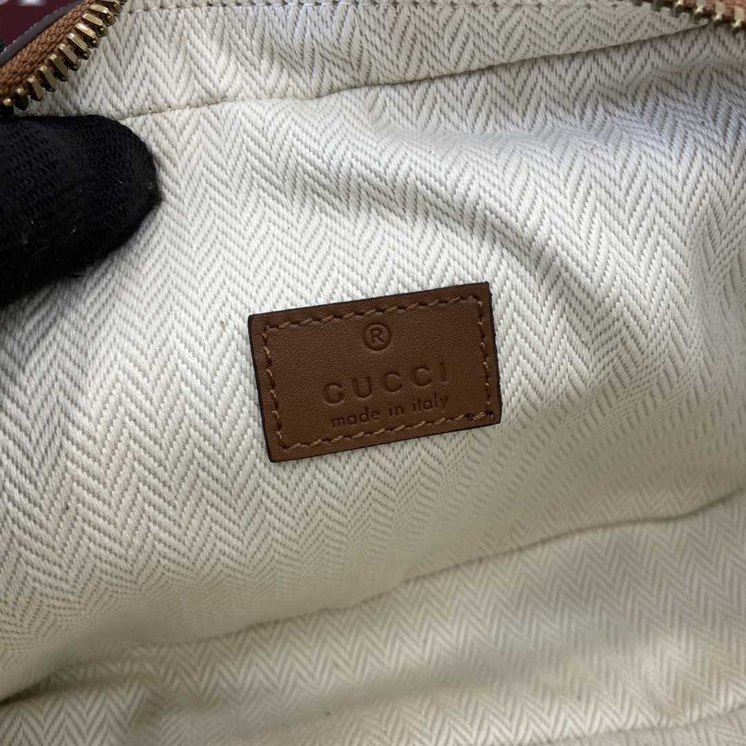 Gucci GG Emblem Embossed Super Mini Bag - DesignerGu