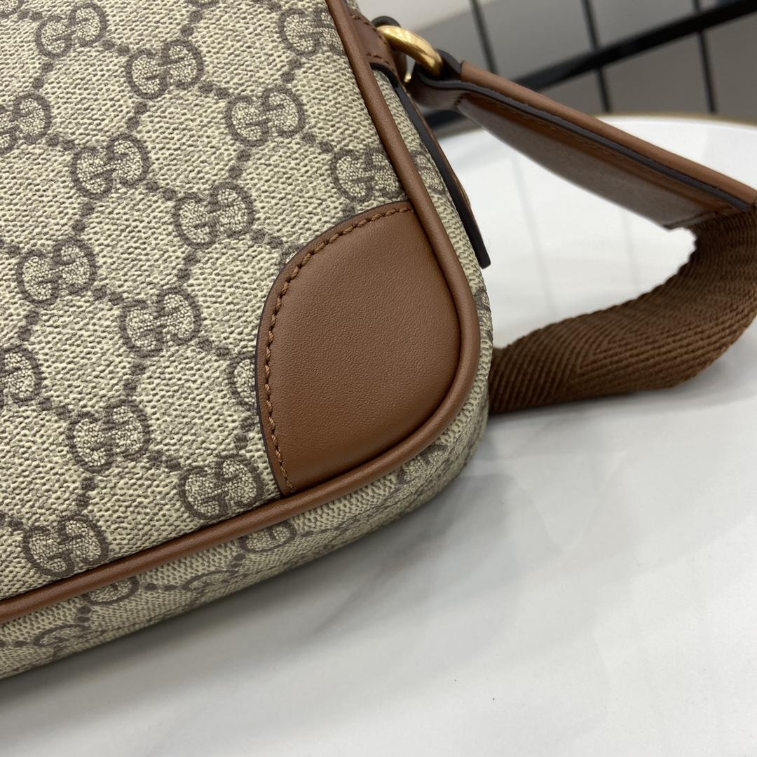 Gucci GG Emblem Embossed Super Mini Bag - DesignerGu