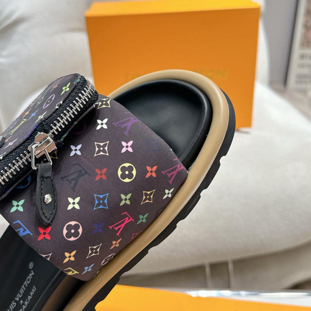 Louis Vuitton LV x TM Pool Pillow Flat Comfort Mule    - DesignerGu