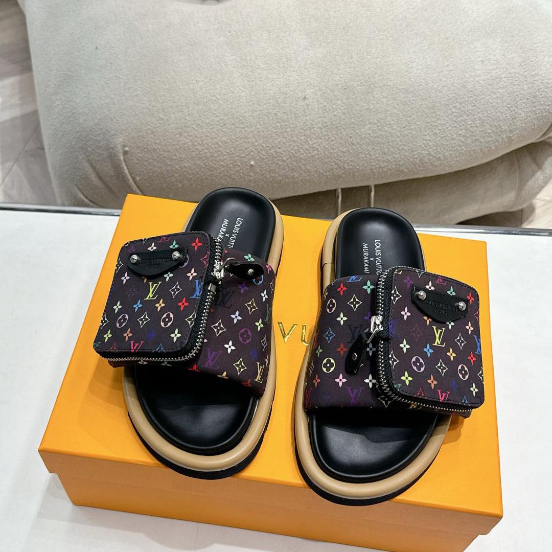 Louis Vuitton LV x TM Pool Pillow Flat Comfort Mule    - DesignerGu