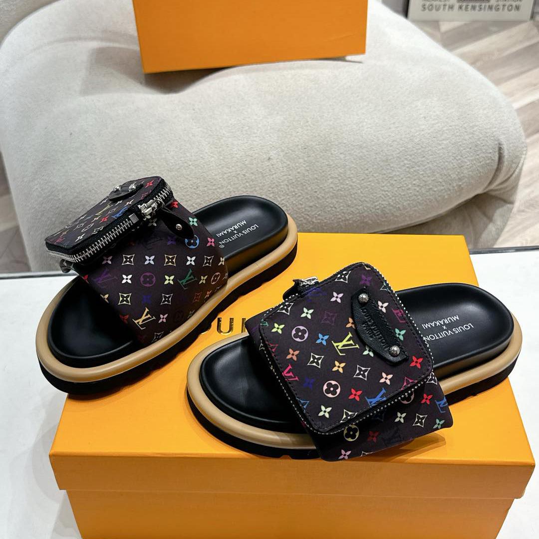 Louis Vuitton LV x TM Pool Pillow Flat Comfort Mule    - DesignerGu