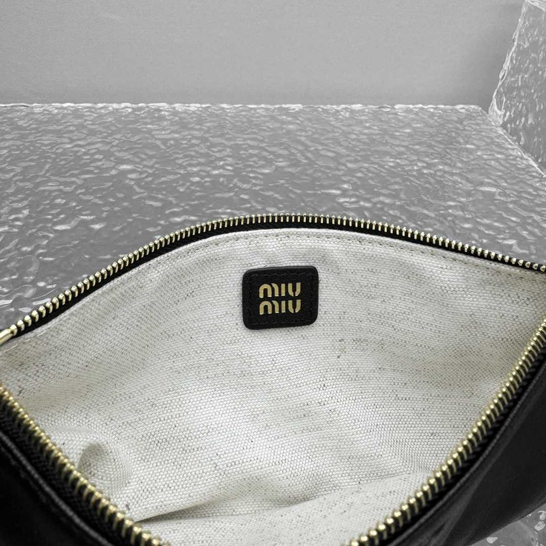 Miu Miu Nappa Leather Mini Pouch - DesignerGu