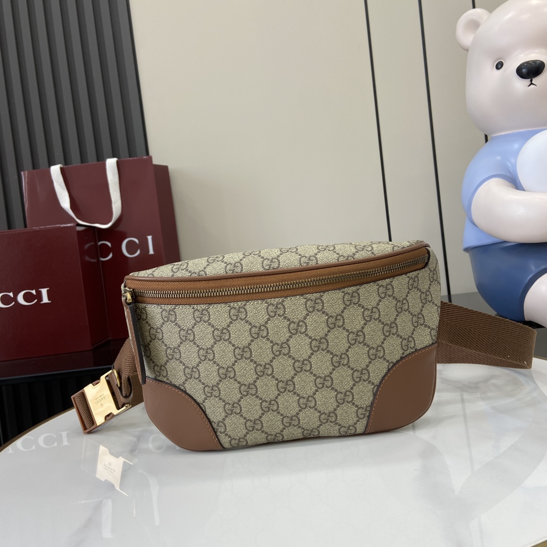 Gucci GG Emblem Medium Belt Bag - DesignerGu