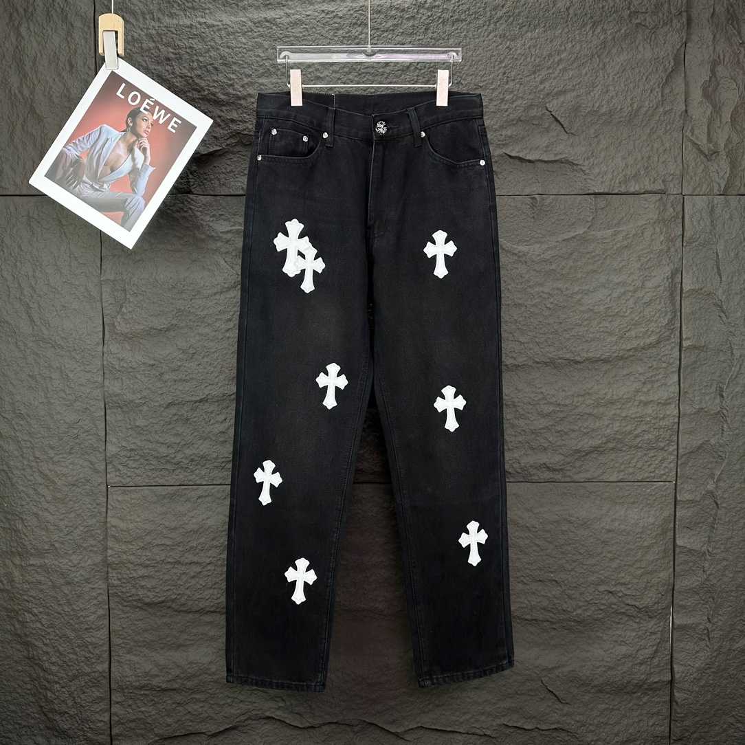 Chrome Hearts Straight Leg Jeans - DesignerGu