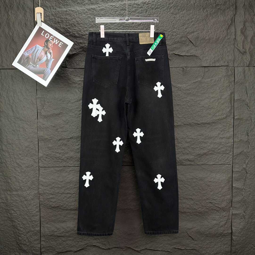 Chrome Hearts Straight Leg Jeans - DesignerGu