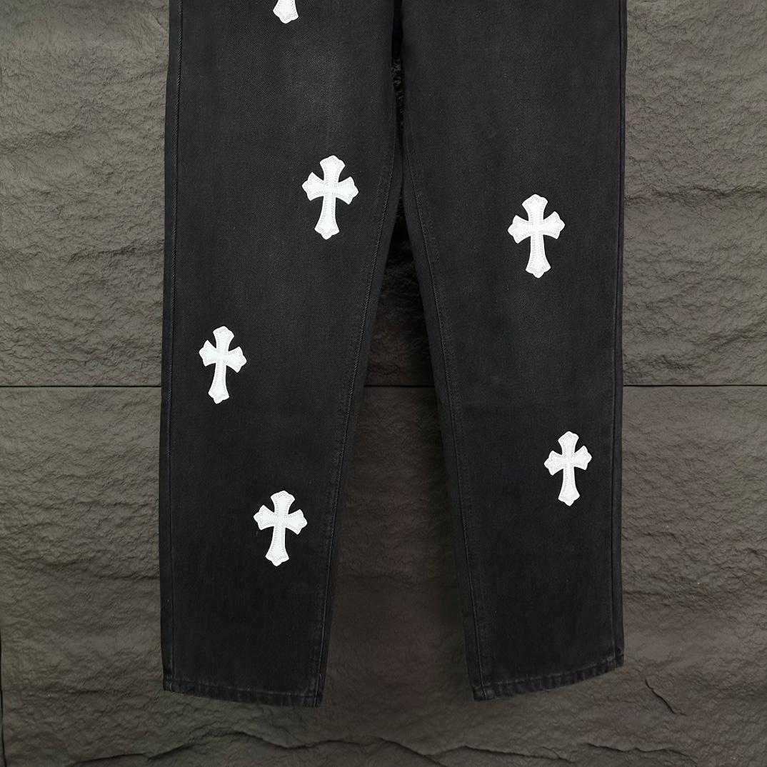 Chrome Hearts Straight Leg Jeans - DesignerGu