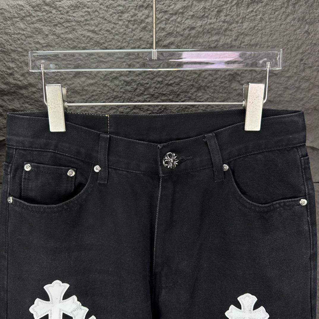 Chrome Hearts Straight Leg Jeans - DesignerGu