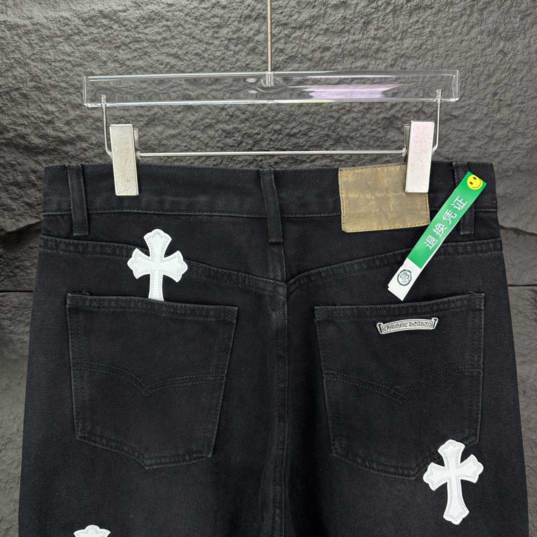 Chrome Hearts Straight Leg Jeans - DesignerGu