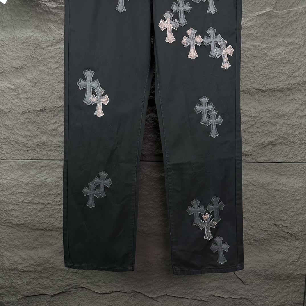 Chrome Hearts Straight Leg Jeans - DesignerGu