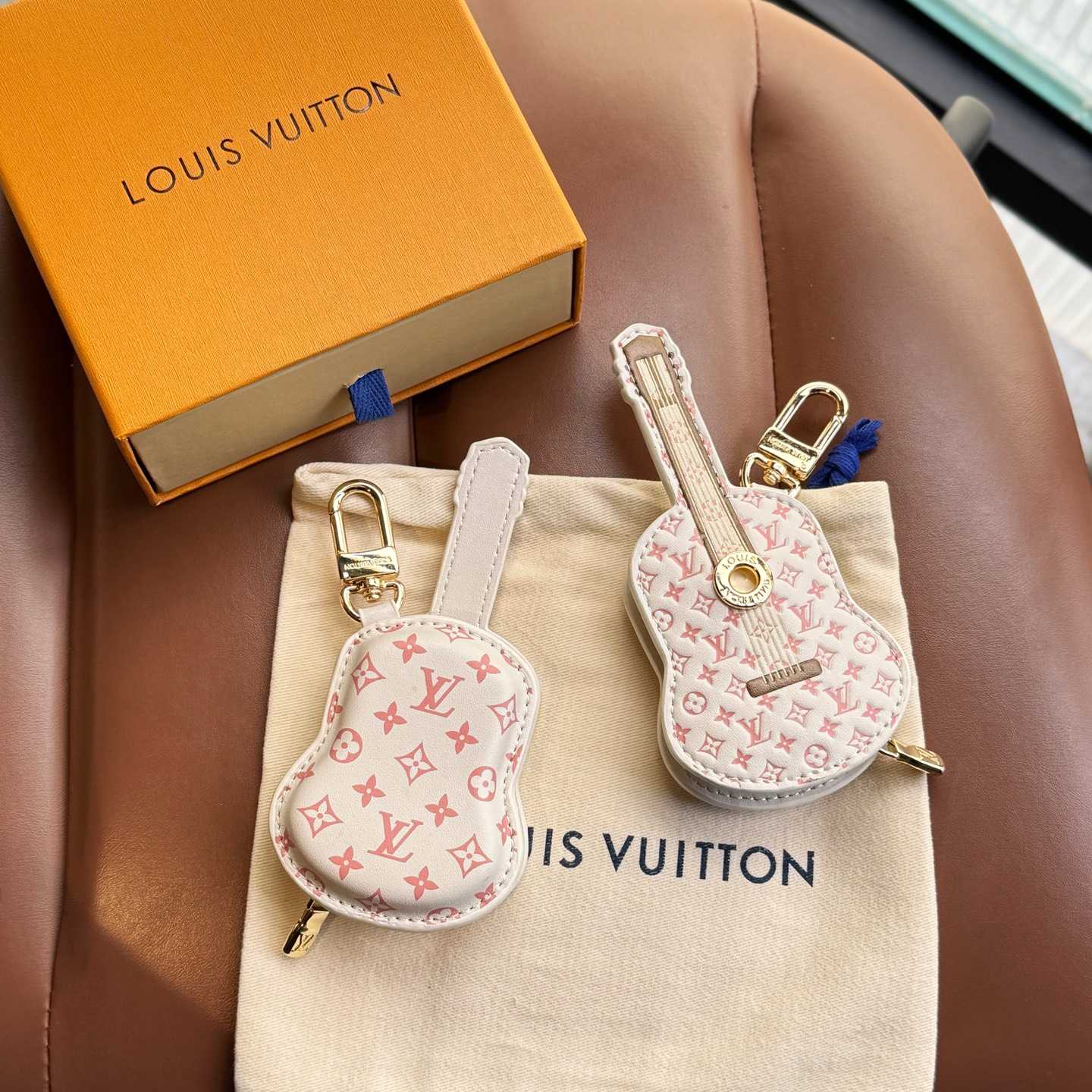 Louis Vuitton Guitar Pouch Bag Charm   M02032 - DesignerGu