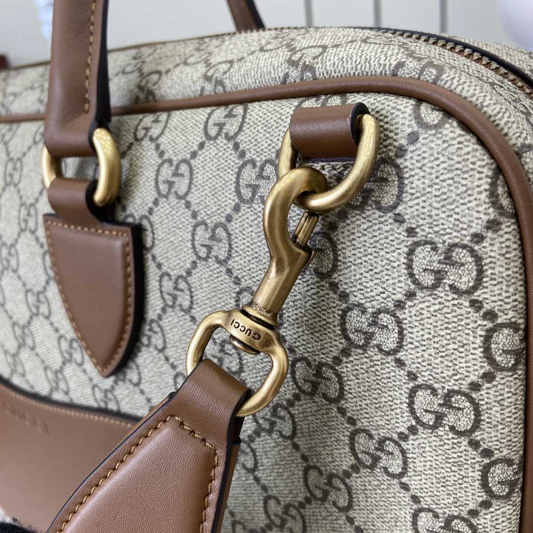 Gucci GG Emblem Medium Briefcase - DesignerGu