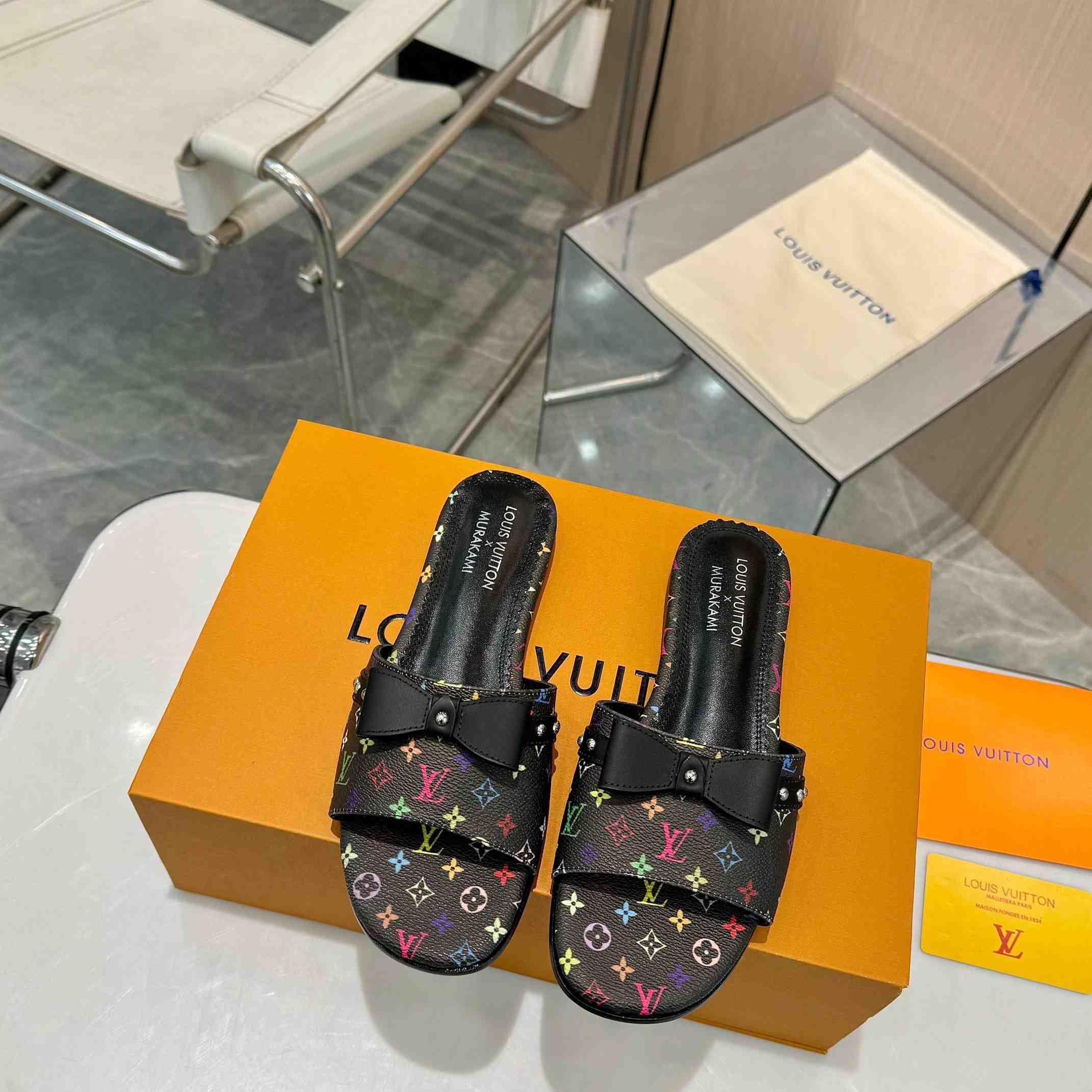 Louis Vuitton LV x TM 6AM Flat Mule   - DesignerGu