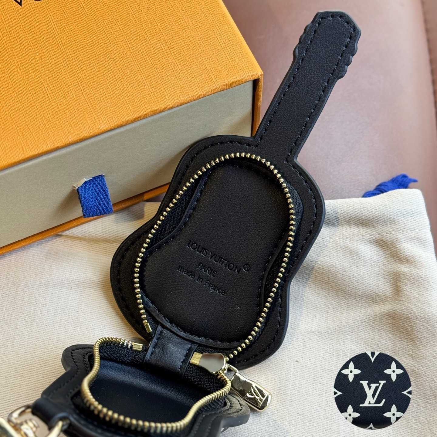 Louis Vuitton Guitar Pouch Bag Charm   M02032 - DesignerGu