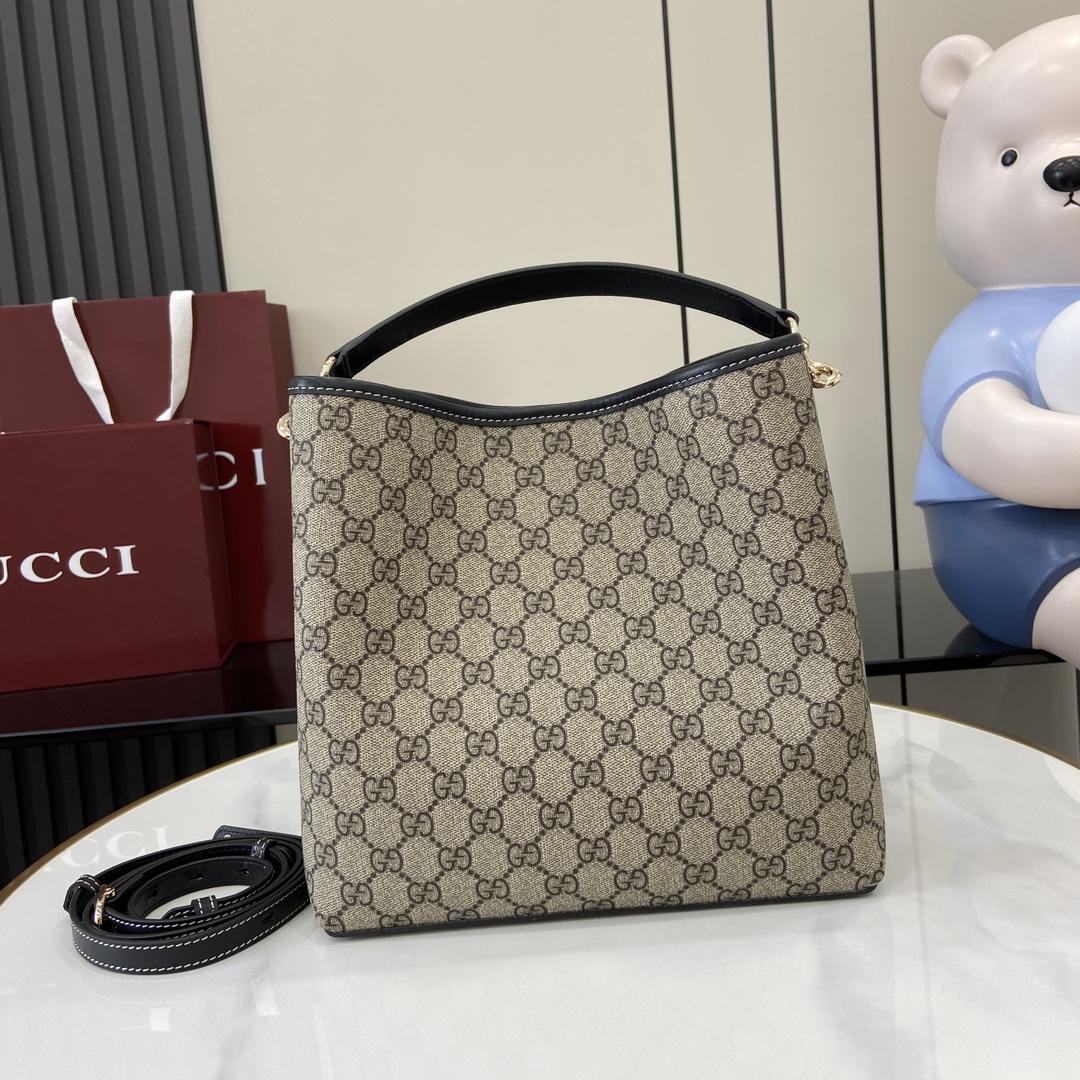 Gucci GG Emblem Small Shoulder Bag - DesignerGu