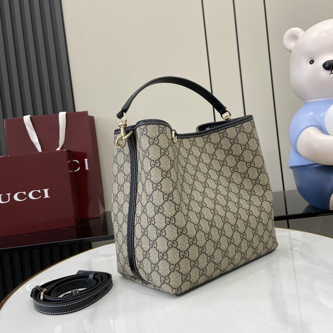 Gucci GG Emblem Small Shoulder Bag - DesignerGu