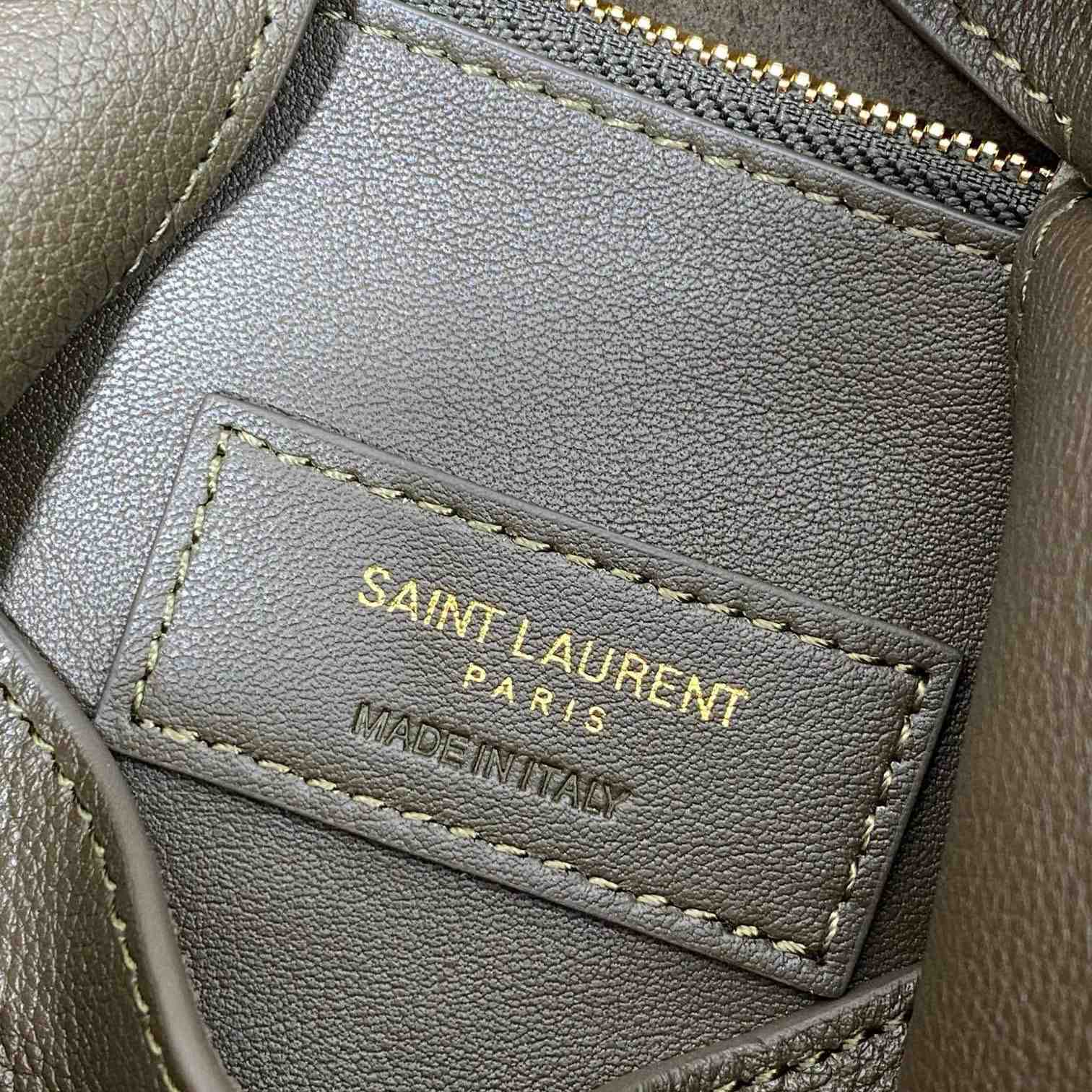 Saint Laurent LE 5 À 7 Supple Small In Grained Leather - DesignerGu