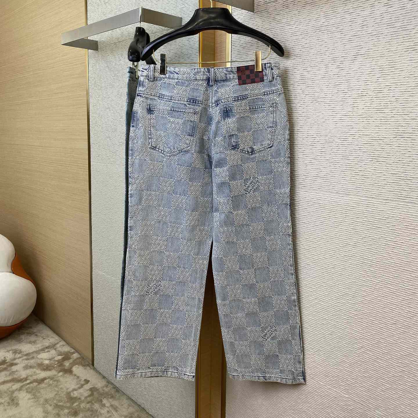 Louis Vuitton Damier Jean With Crystal - DesignerGu