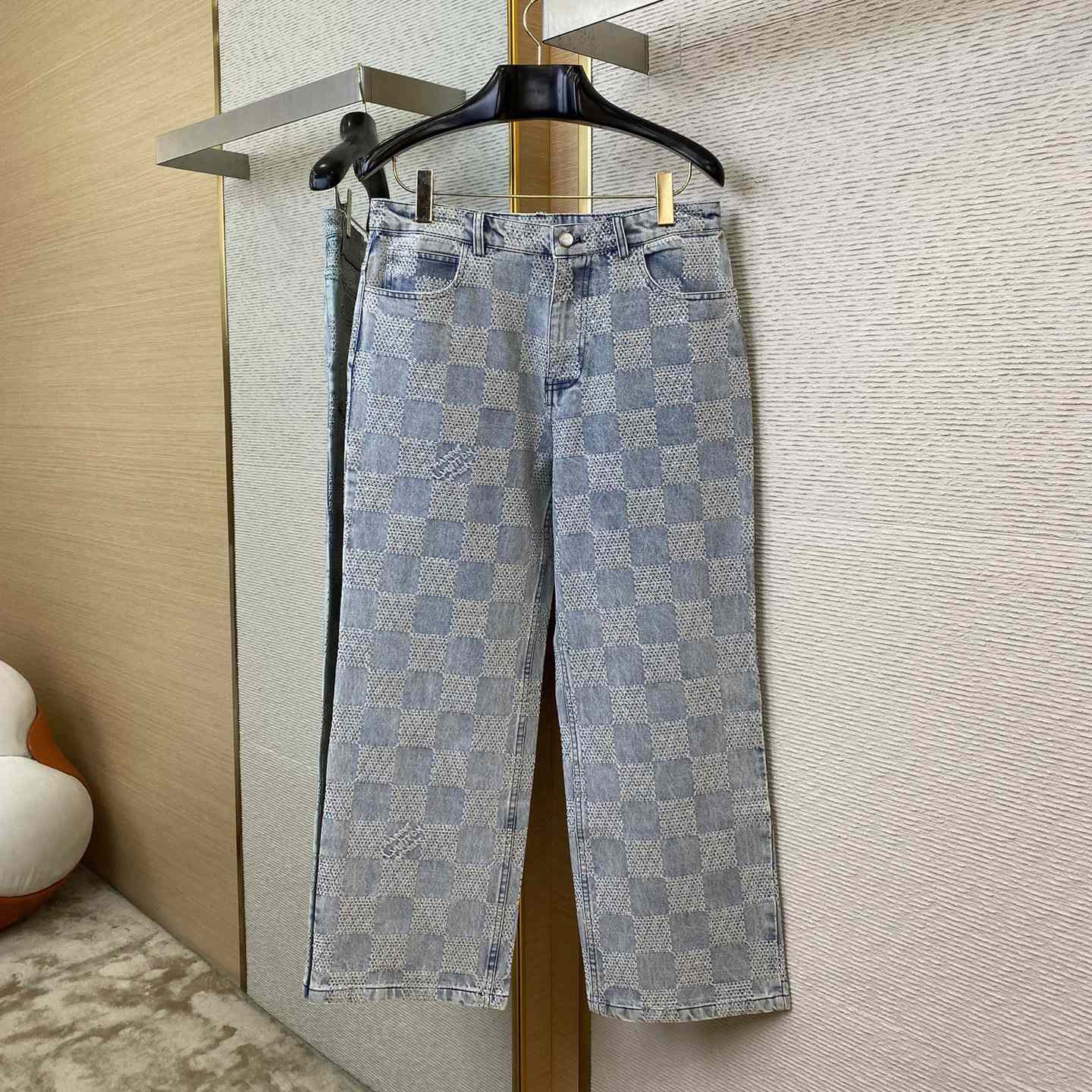 Louis Vuitton Damier Jean With Crystal - DesignerGu