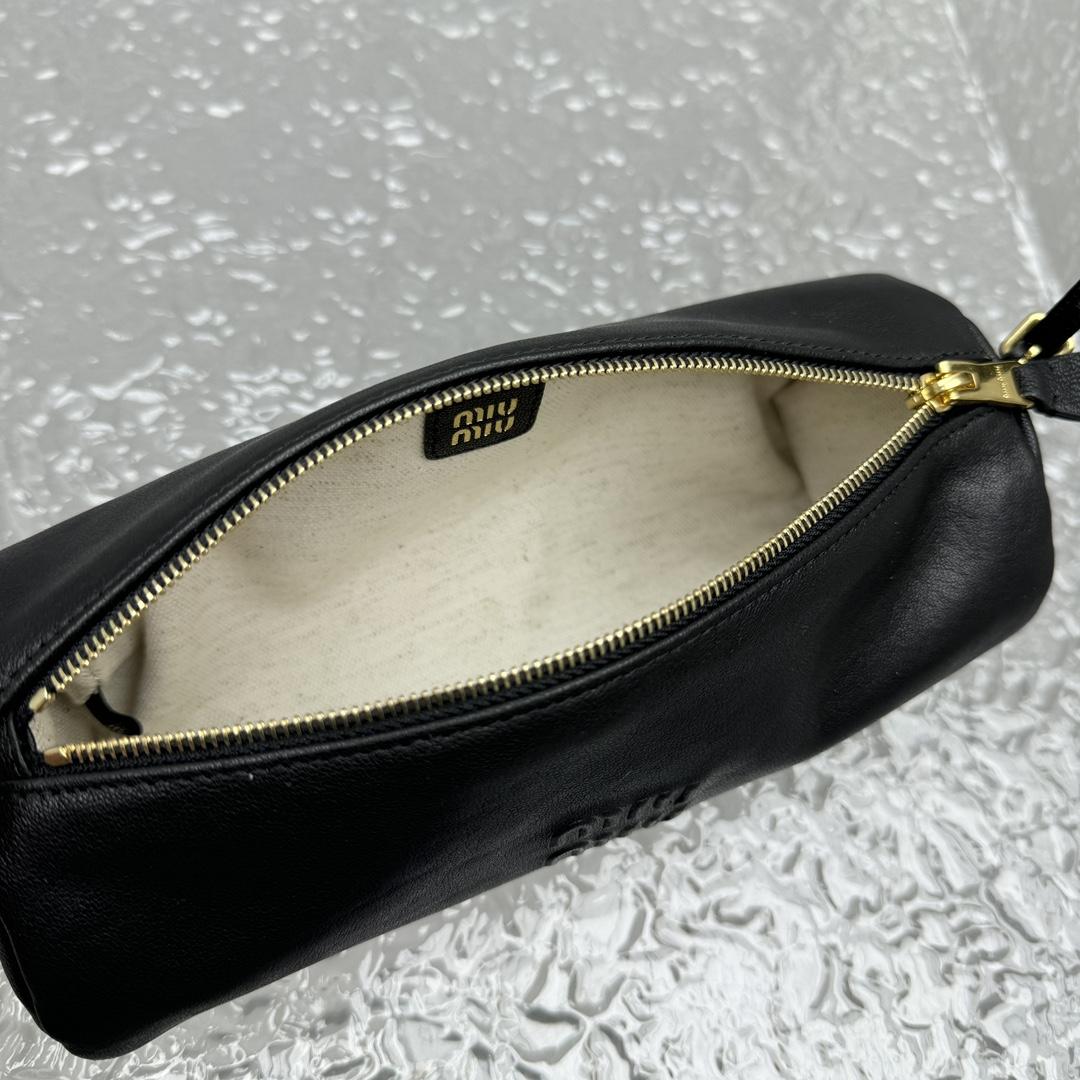 Miu Miu Nappa Leather Pouch - DesignerGu