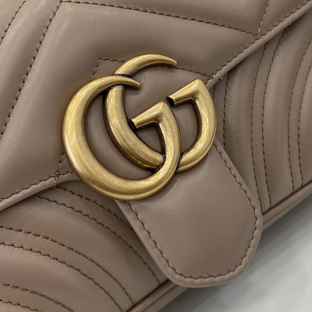 Gucci GG Marmont Mini Shoulder Bag - DesignerGu