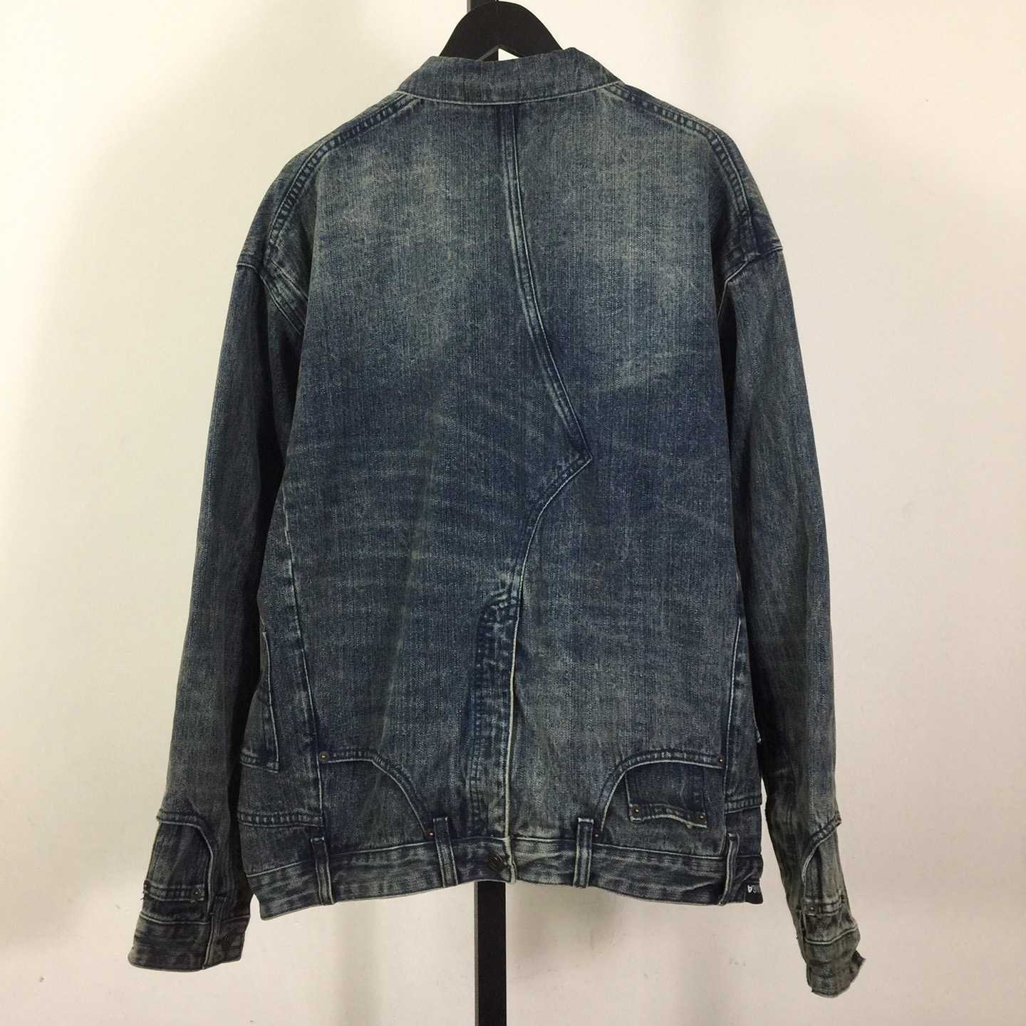 Balenciaga Oversized Jacket In Washed Denim - DesignerGu