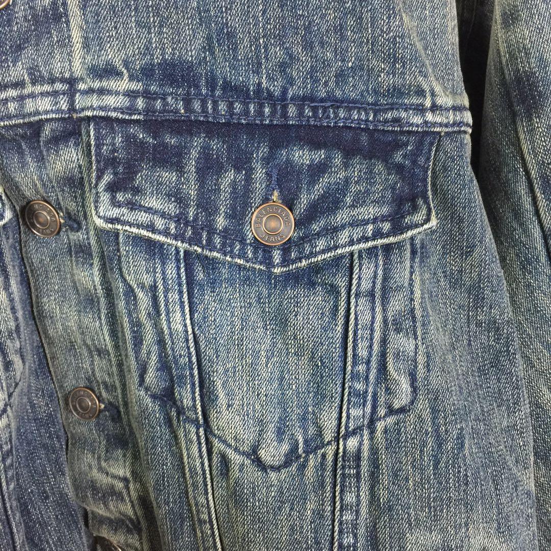 Balenciaga Oversized Jacket In Washed Denim - DesignerGu