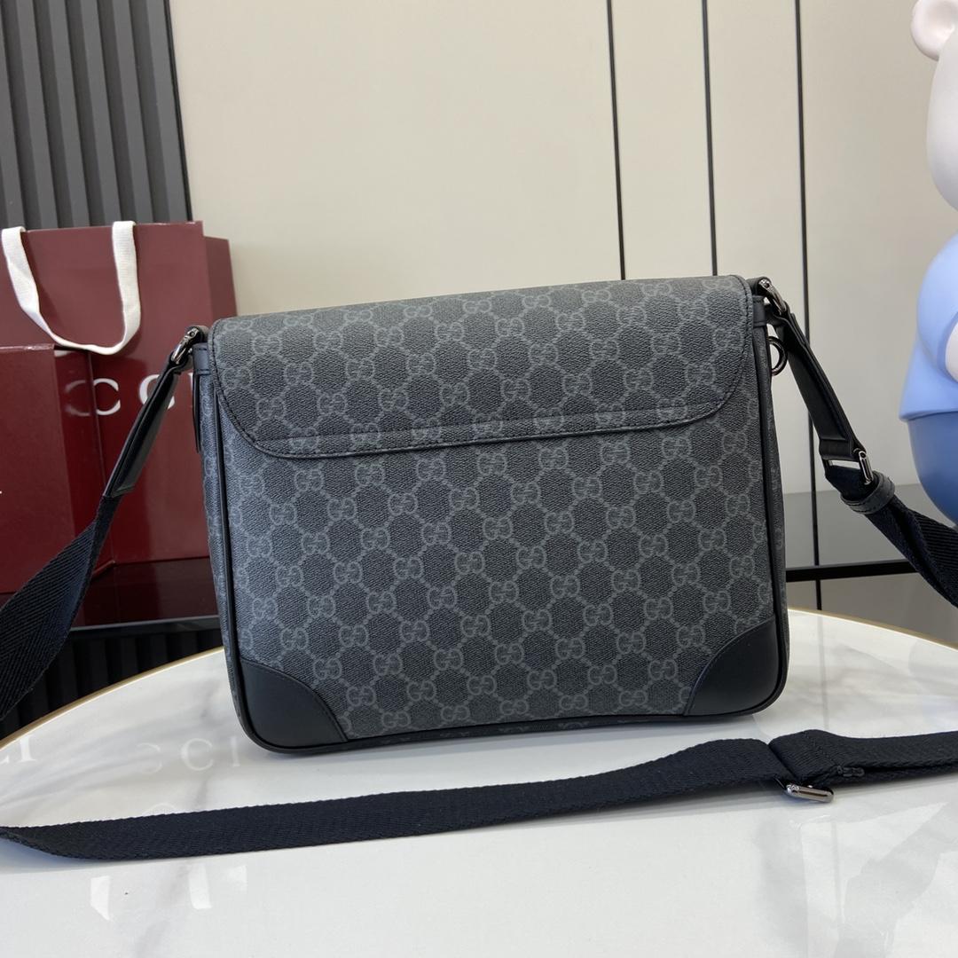 Gucci GG Emblem Medium Crossbody Bag - DesignerGu