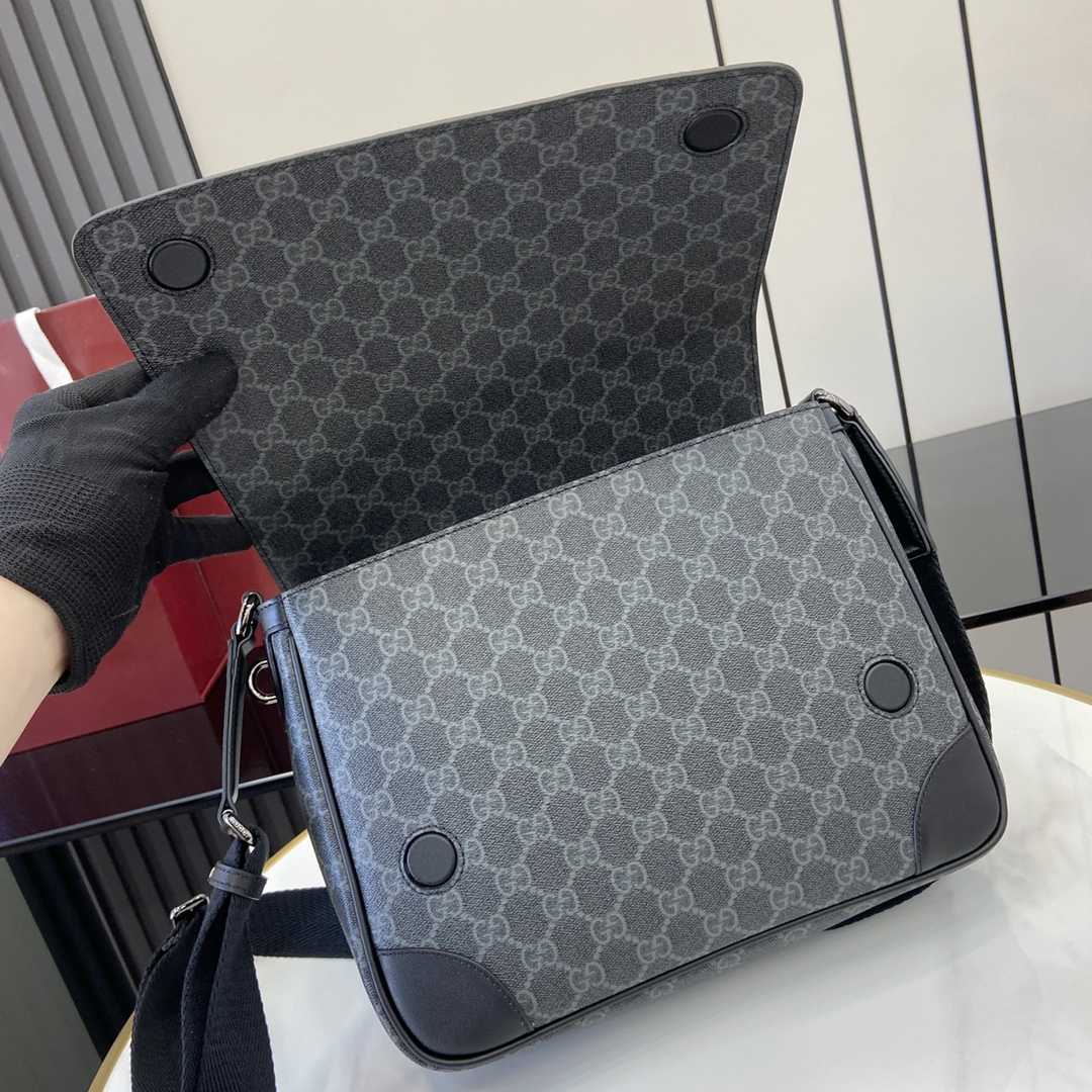 Gucci GG Emblem Medium Crossbody Bag - DesignerGu