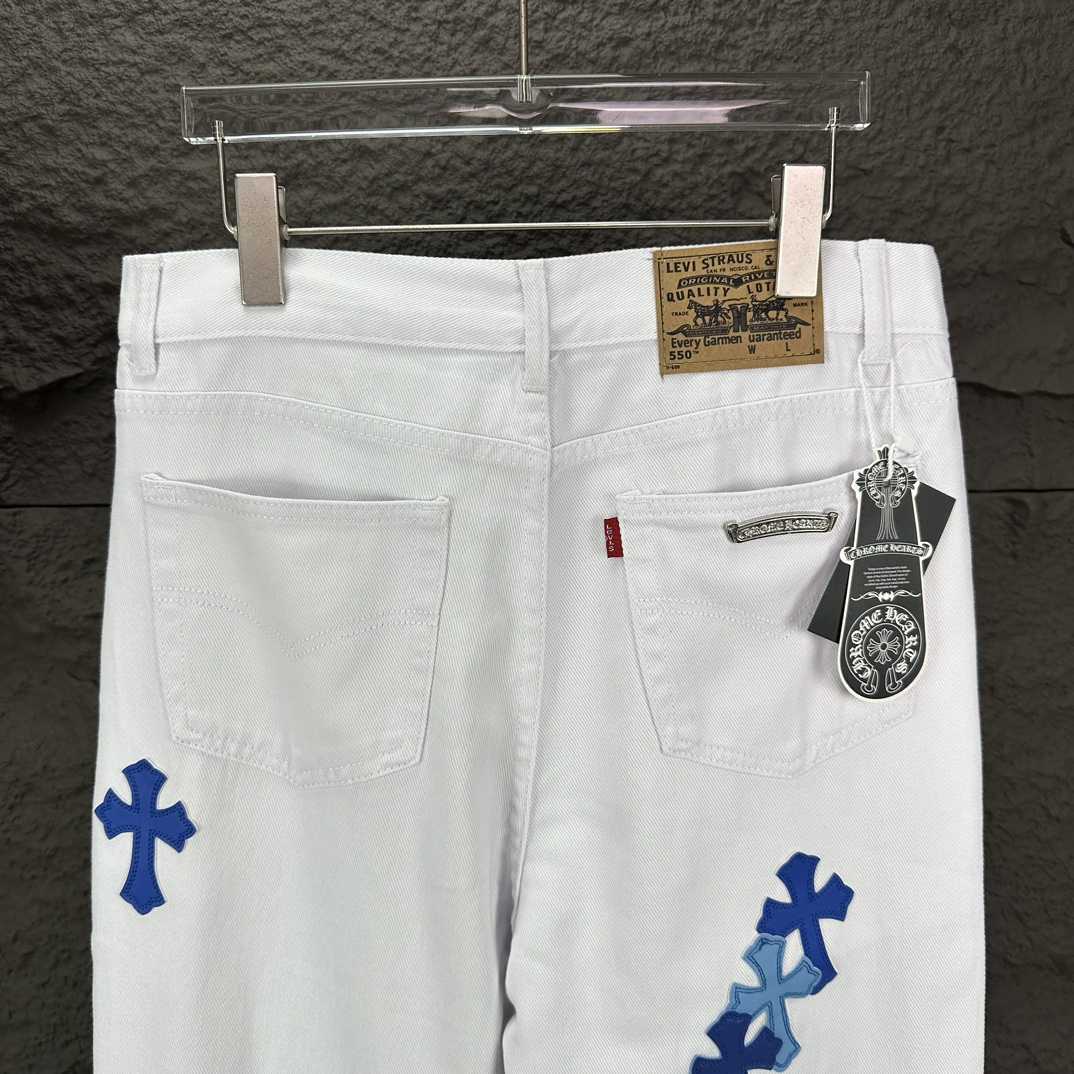 Chrome Hearts Straight Leg Jeans - DesignerGu