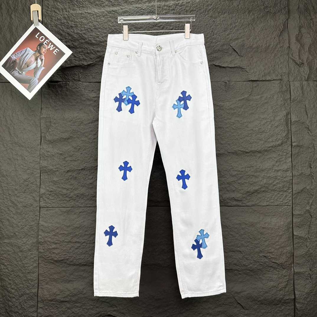 Chrome Hearts Straight Leg Jeans - DesignerGu