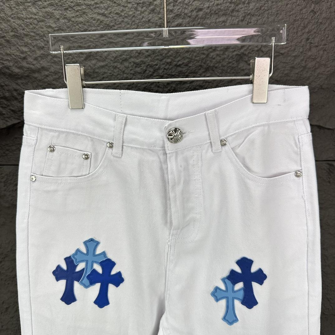 Chrome Hearts Straight Leg Jeans - DesignerGu