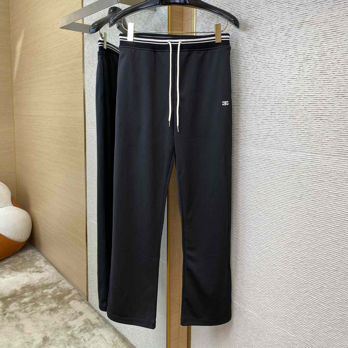 Celine Tracksuit Pants In Double Face Jersey - DesignerGu