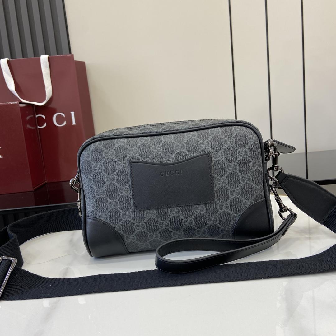 Gucci GG Emblem Small Crossbody Bag - DesignerGu