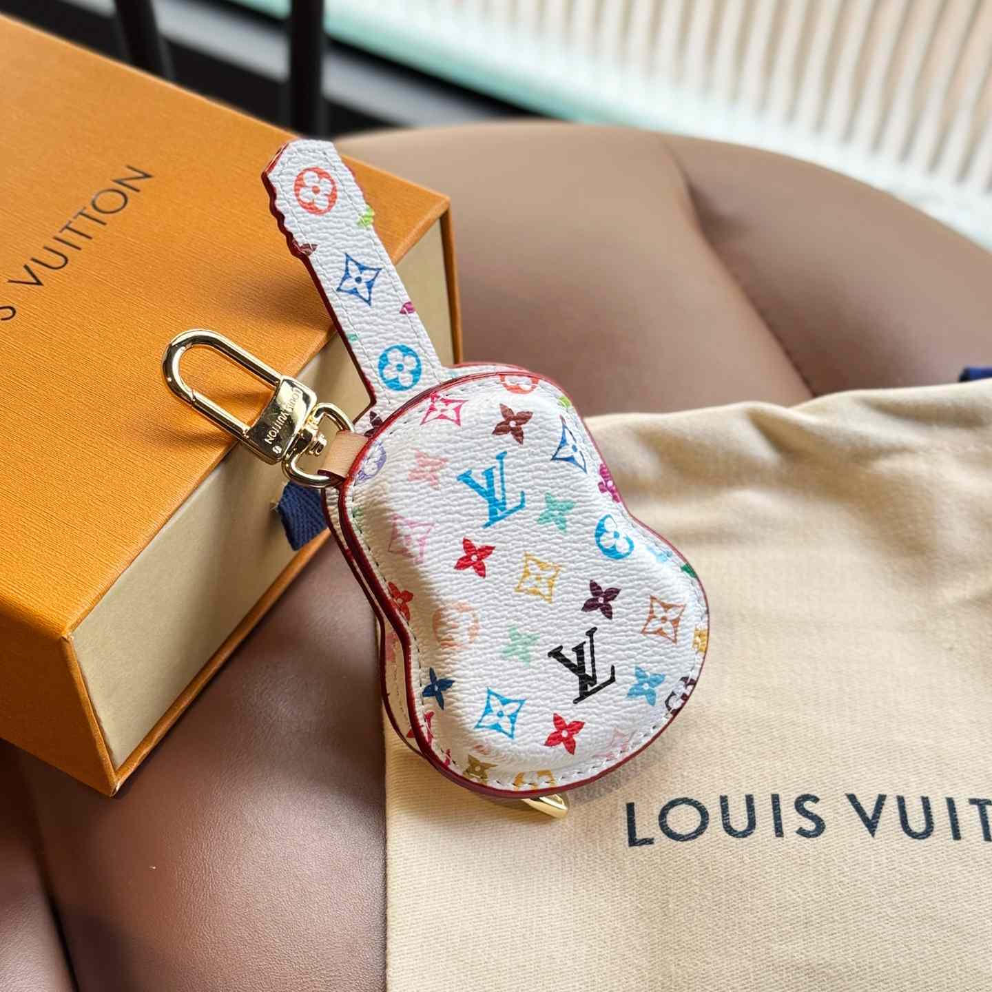 Louis Vuitton Guitar Pouch Bag Charm   M02032 - DesignerGu